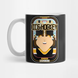 Ice Hockey Black and Yellow - Boardie Zamboni - June version Mug